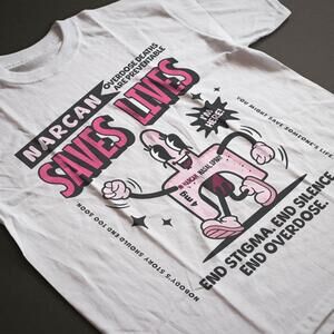 Narcan Saves Lives Overdose Awareness Public Health T Shirt